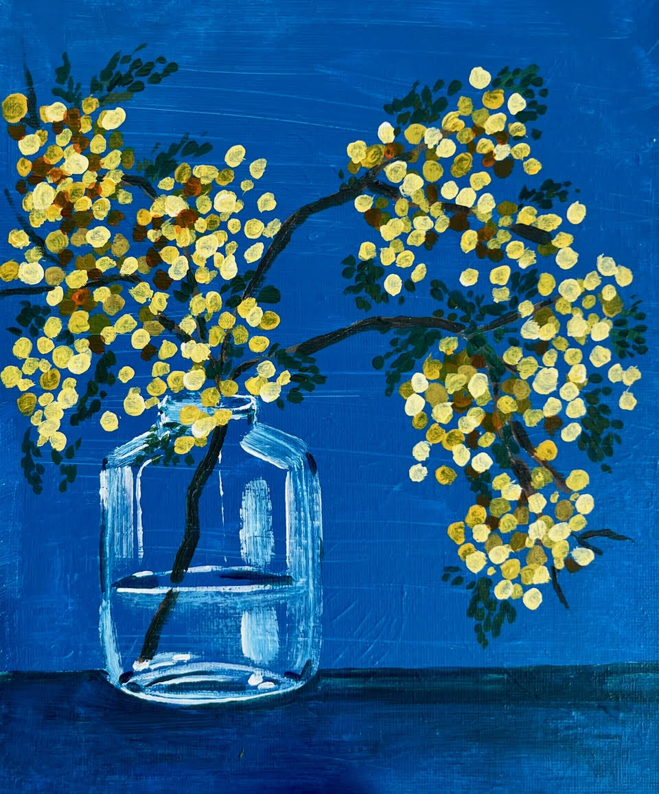 8.29.26 Acrylic: Mimosas (the plant)  August 29 @ 10am - 1pm