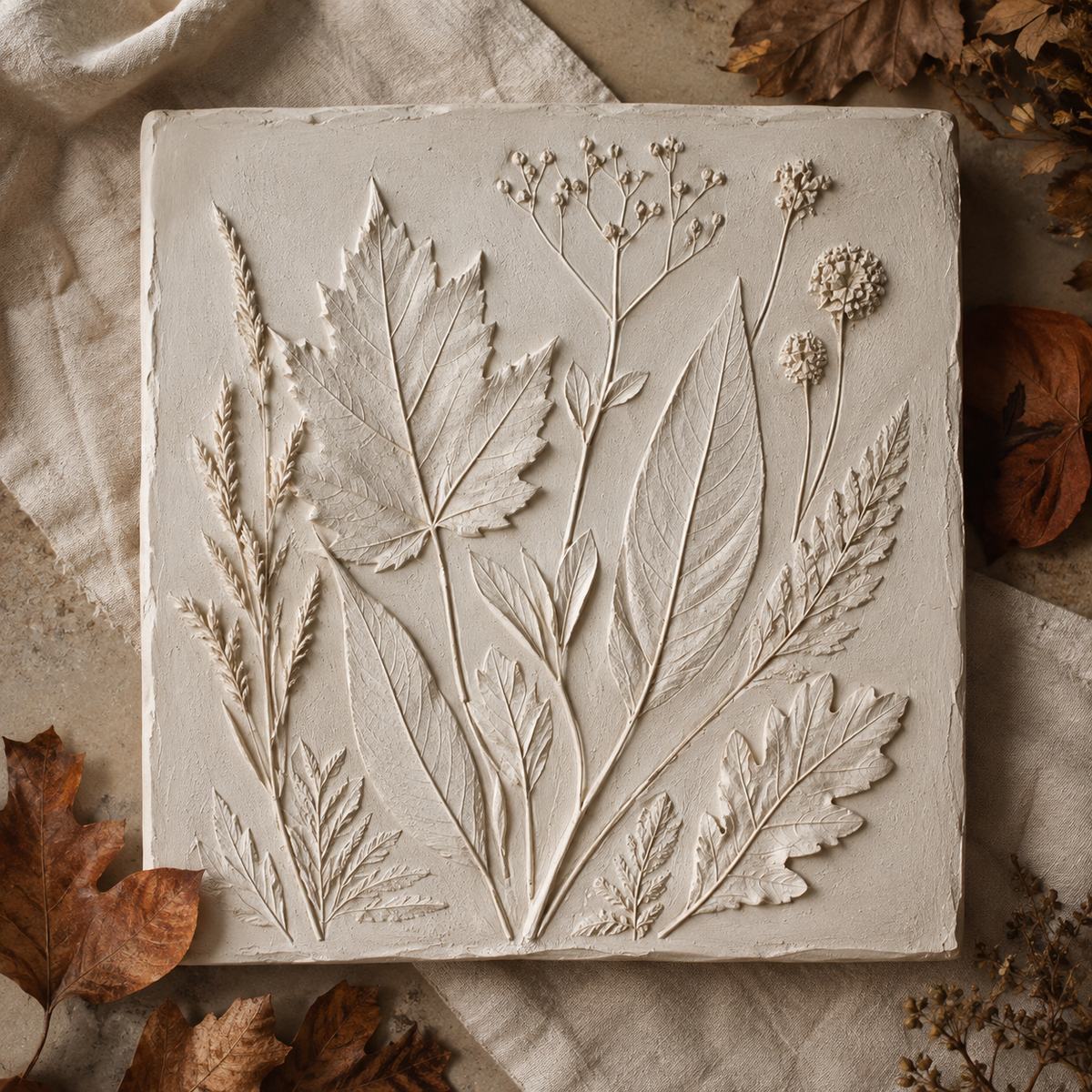 10.31.26 Bas Relief : Fall Foliage   October 31 @ 10am - 11:30