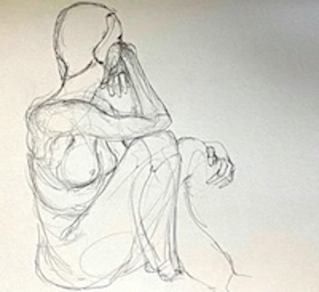 7.6.26 Figure Drawing with Charcoal — A Beginner’s Workshop (with Live Model)July 6 @ 5pm-8pm