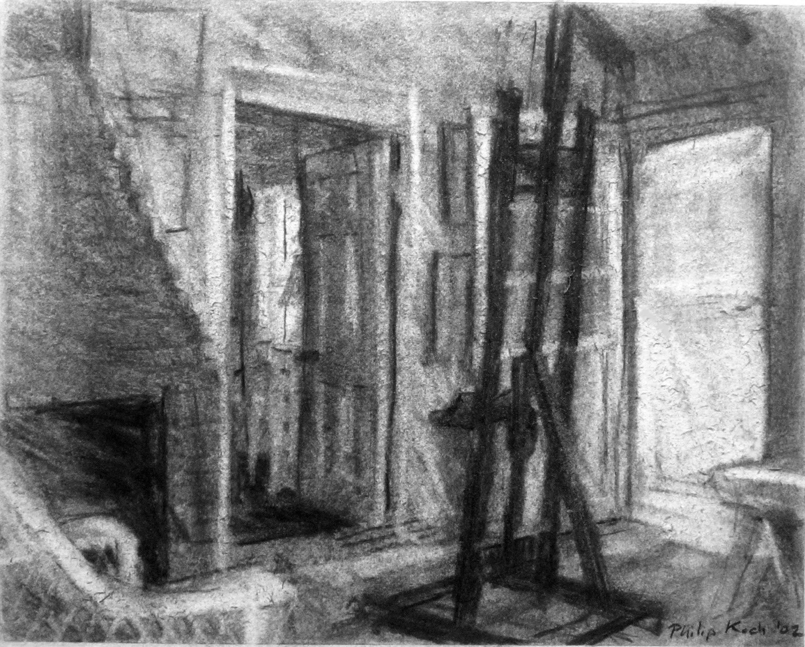 5.11.26 Charcoal Drawing: Windows and Doorways May 11 @ 5-8pm