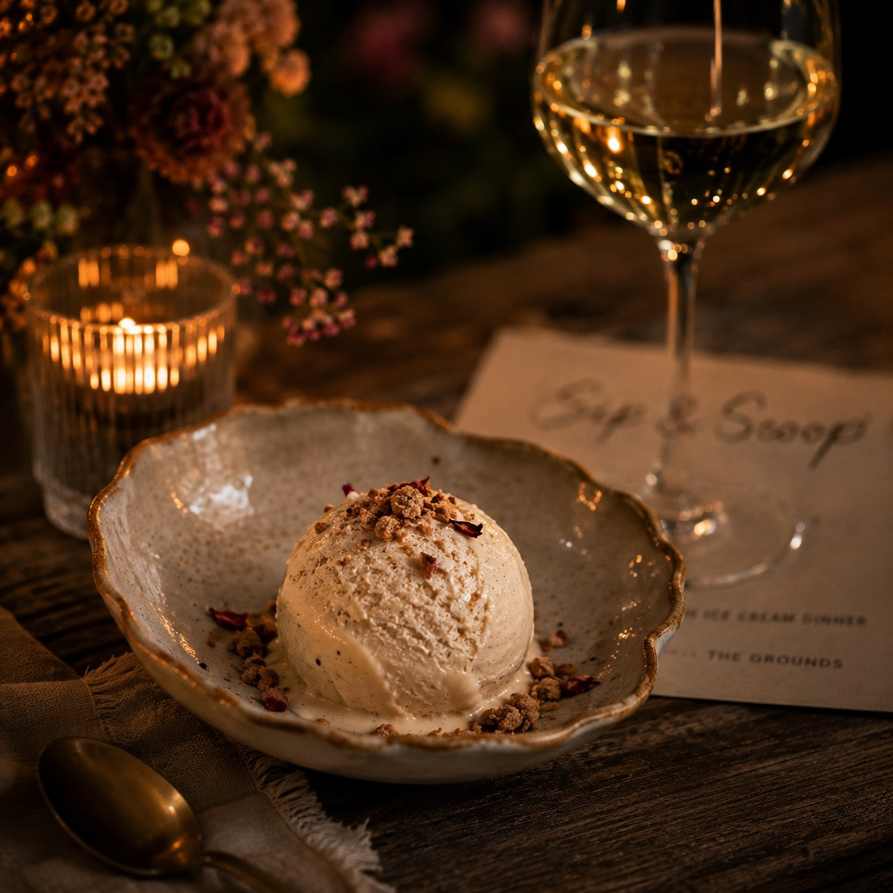9.10.26 Sip & Scoop: An Ice Cream Dinner
