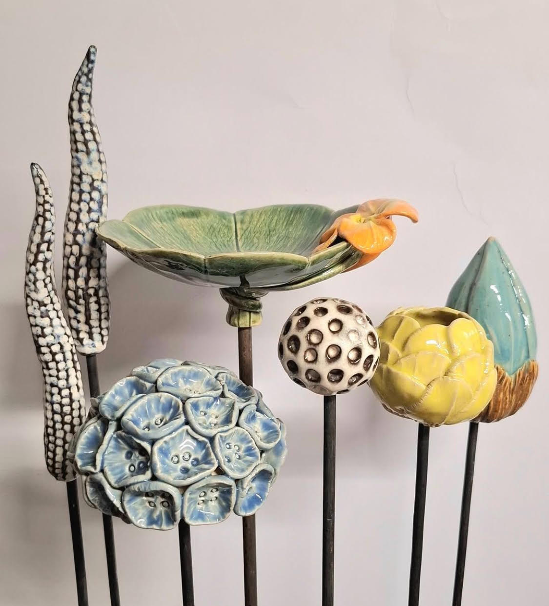 7.19.26 Pottery: Garden Stake Toppers   July 19 @ 10am-12pm