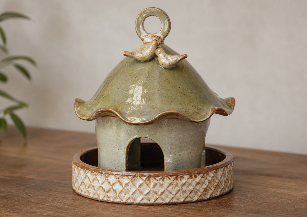 10.2.26 Pottery: Hand Building a Bird House   October 2 @ 5pm - 7pm