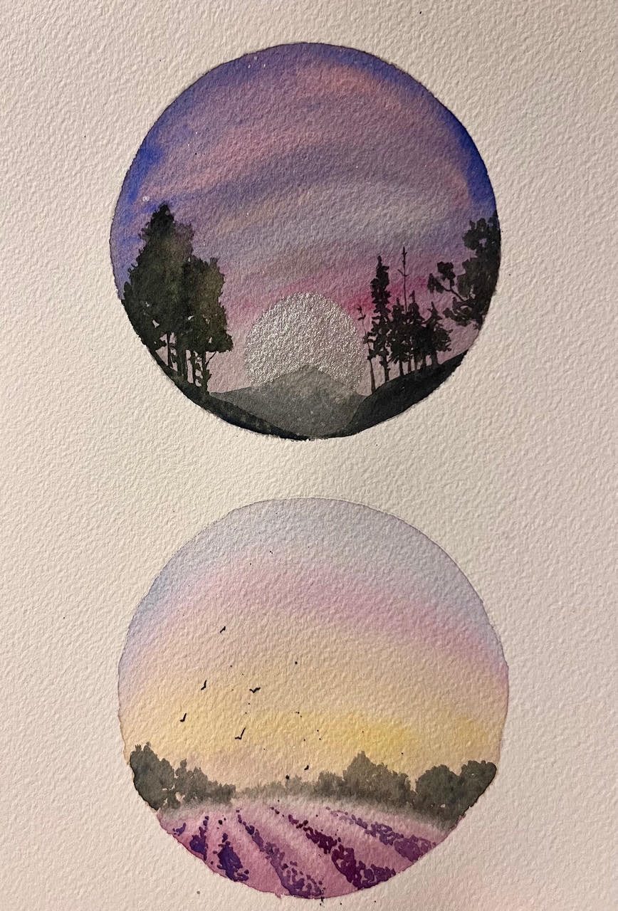 9.29.26 Watercolor: Mini Landscapes   September 29 @ 5:30-7:30pm