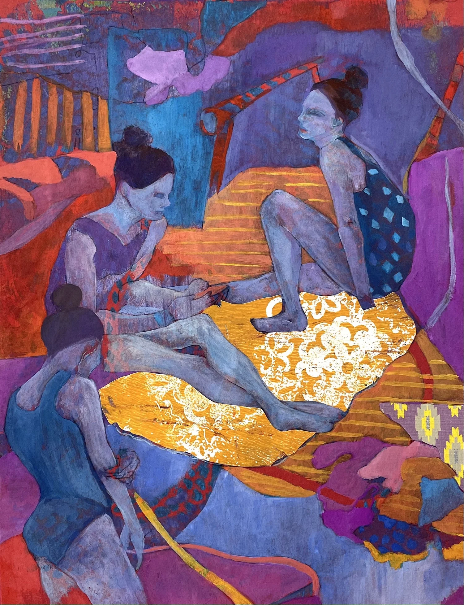What Story Lives in Your Body: A 4 Day Summer Workshop in Painting as Ritual with Pooja Campbell, July 13–16 @ 9:30am–12:30pm each day