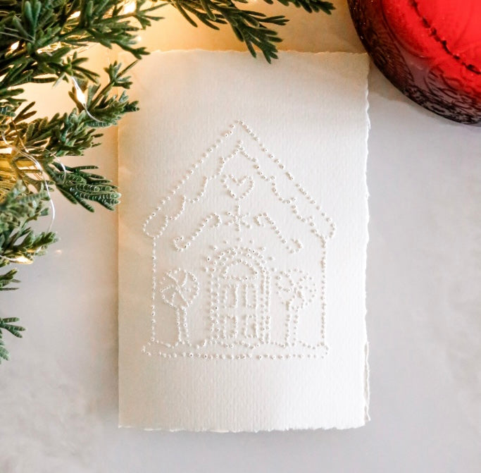 Pinpoint Embossed Holiday Card