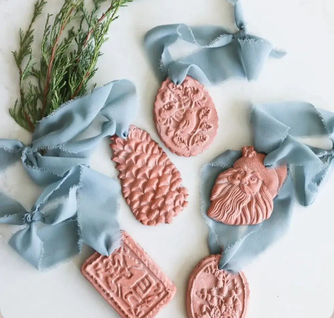 Elevated Air Dry Clay Ornaments & Gift Tags Making