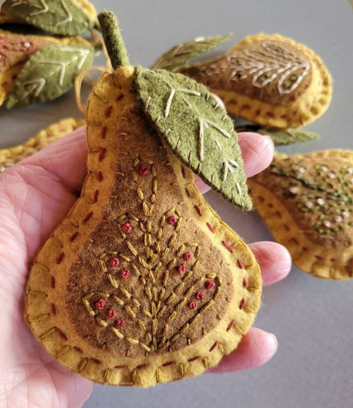 Felt Stitched Ornaments