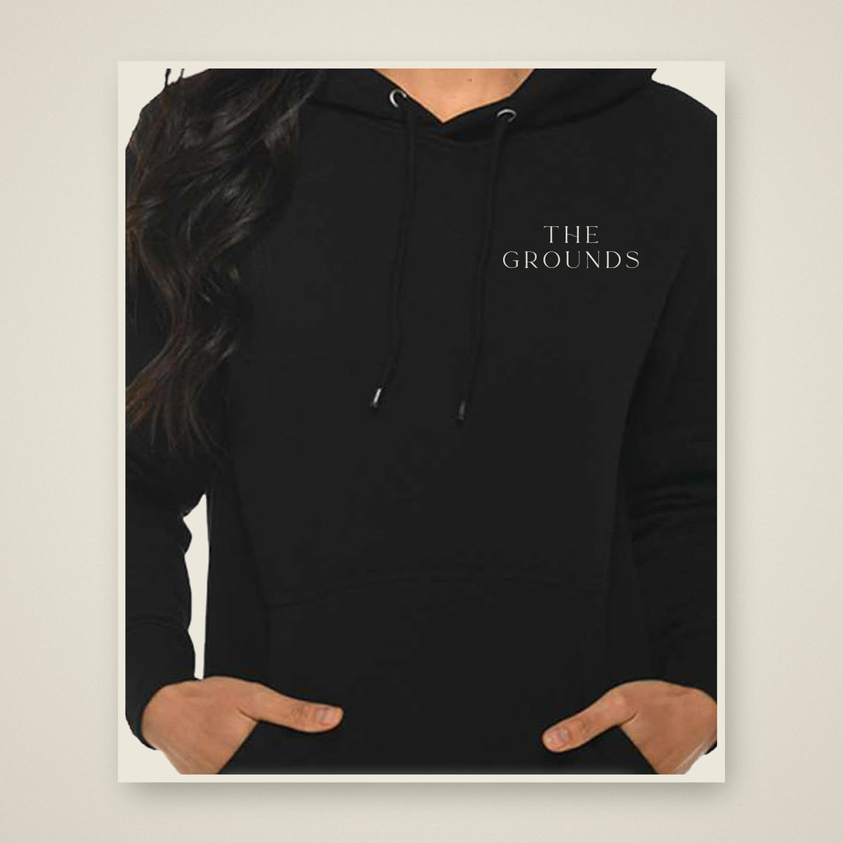 The Grounds Signature G Hoodie (In Black & Seafoam)